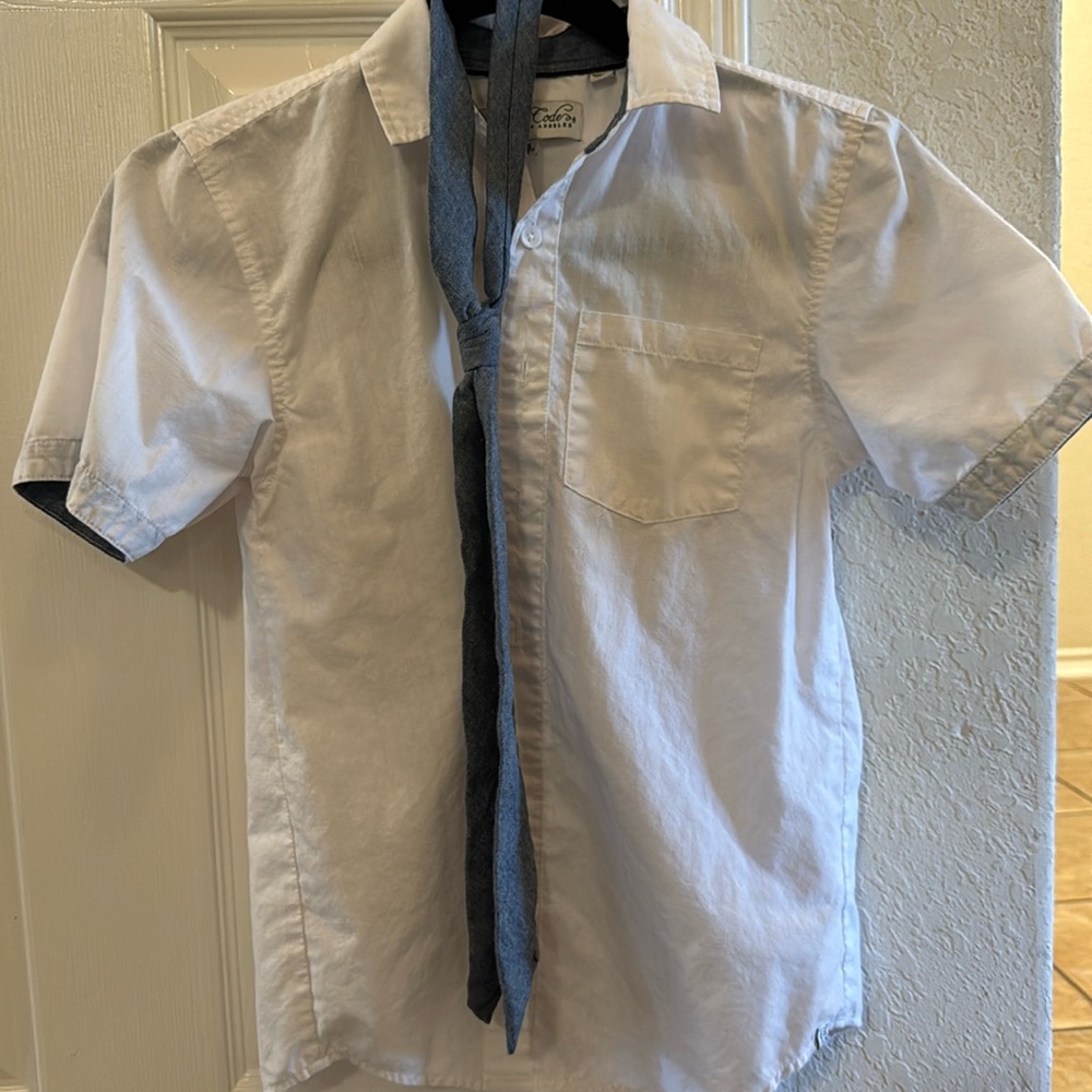 Boys, sovereign, coat, shirt, and tie, short sleeve shirt